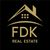 FDK Real Estate estate agent logo