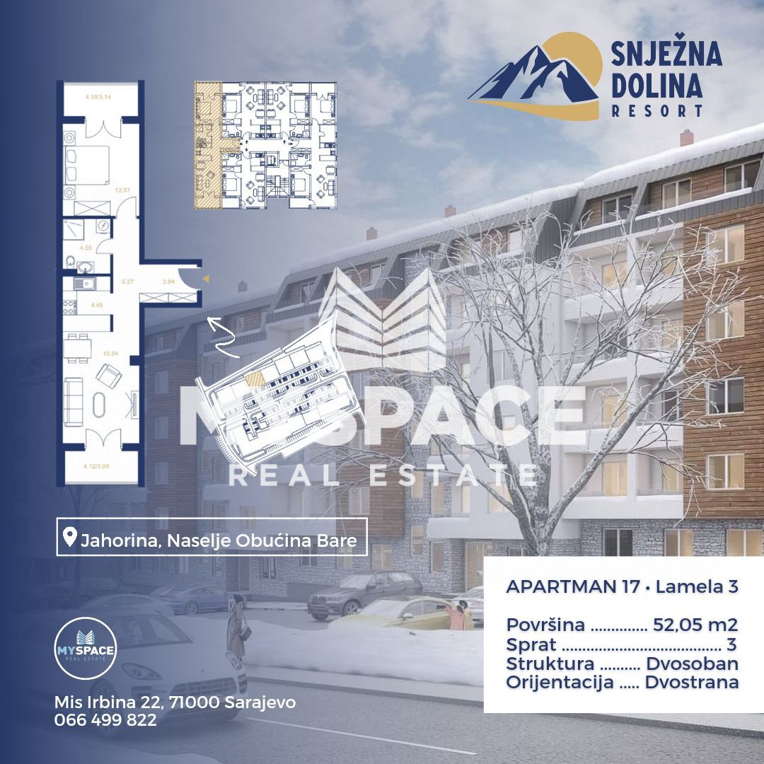 Stan 52 m2 na prodaju Sarajevo, Ilidža