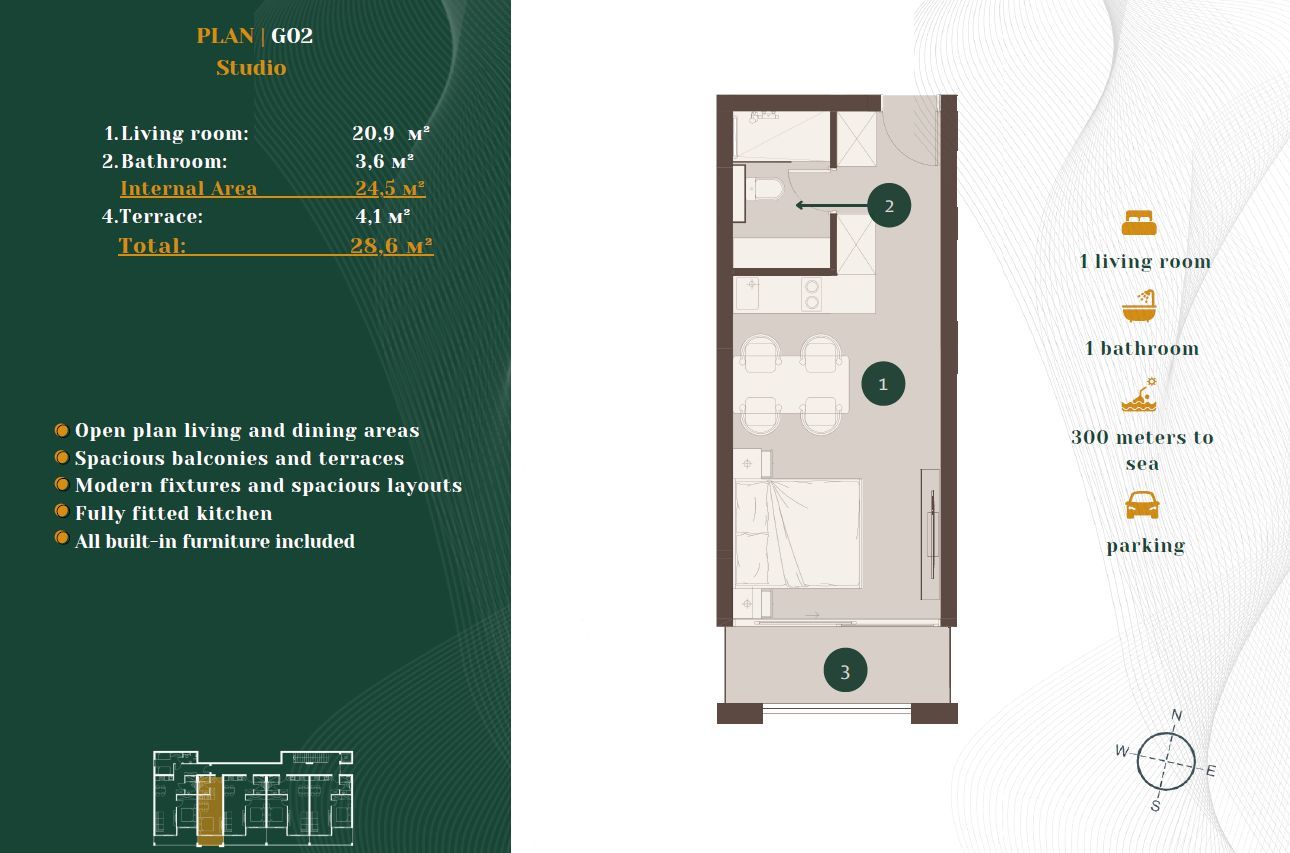 Luxury Neoclassical Apartment in Komosevina, Budva 7