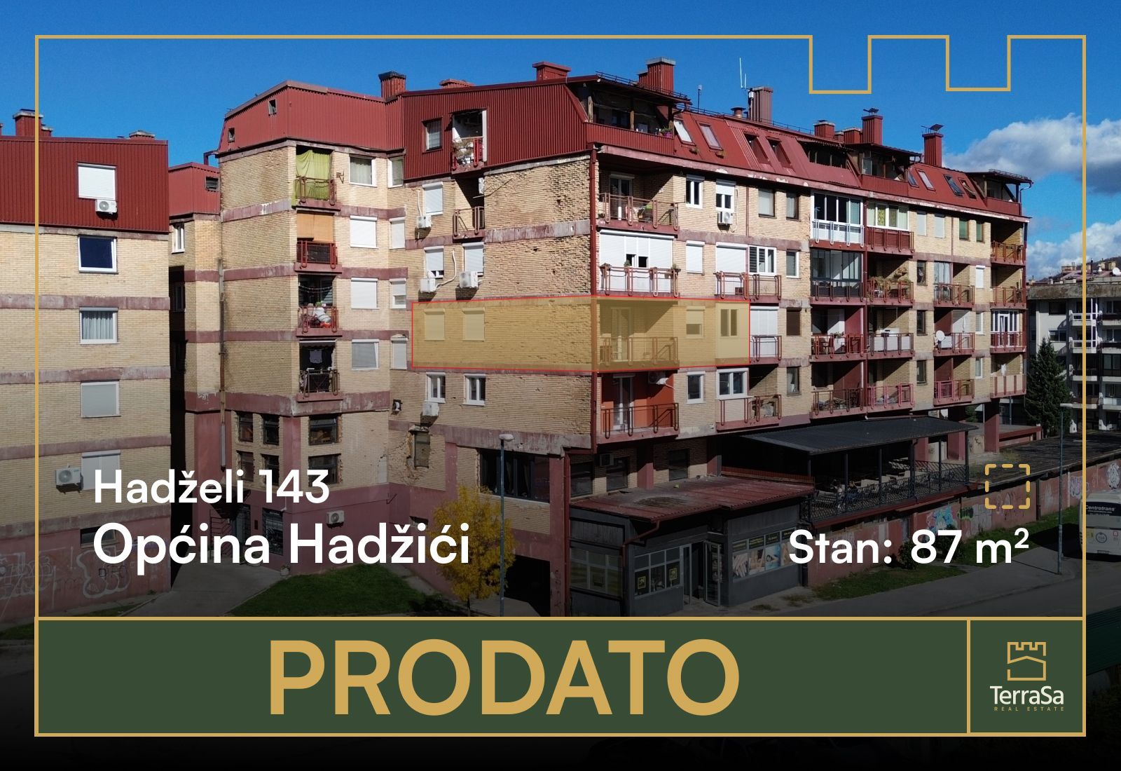 Stan 87 m2 na prodaju Hadžići, Hadžići