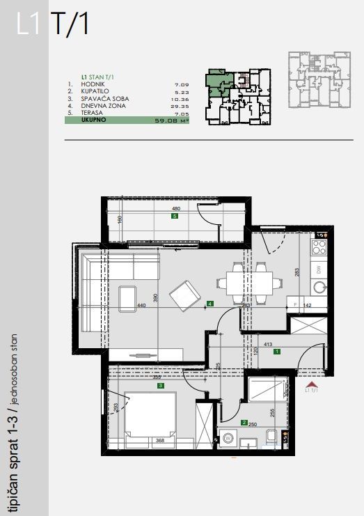  Luxurious 2-Bedroom Apartment in Polje, Bar 8